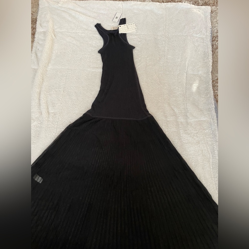 Khaite The Nivea Plissé Maxi Tank Dress NWT Medium - Picture 11 of 13